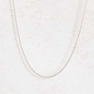 Silver chain necklace