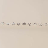 Looped Heart Chain - Mini - Sterling Silver