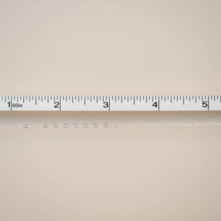 Flat Oval- Small - Sterling Silver