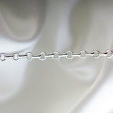 Elongated Rolo - Sterling Silver