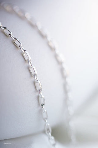 Figaro Flat Mini Chain Necklace - 1069
