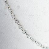 Elongated Rolo - Sterling Silver