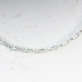 Elongated Rolo - Sterling Silver