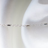 Expanded Tube Chain - Sterling Silver