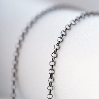 Figaro Flat Mini Chain Necklace - 1179