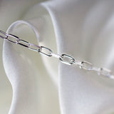 Diamond Cut Cable - Large - Sterling Silver