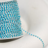 Silver Enamel Chain in Blue