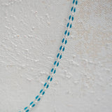 Silver Enamel Chain in Blue