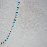 Silver Enamel Chain in Blue