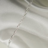 Elongated Figaro - Sterling Silver