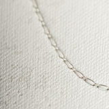 Elongated Figaro - Sterling Silver