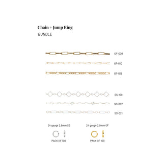 Chain + Jump Ring Bundle | Starter Pack