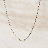 Gold Enamel in Midnight