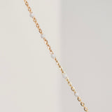 Cable Enamel White - Gold Filled