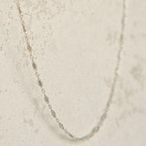 Textured Bar - Triple Linked - Sterling Silver