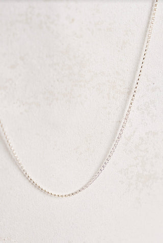 Silver chain necklace, FullSizeRender