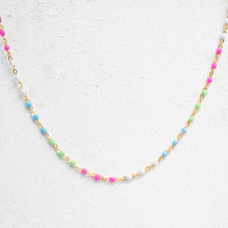 Colorful beaded necklace