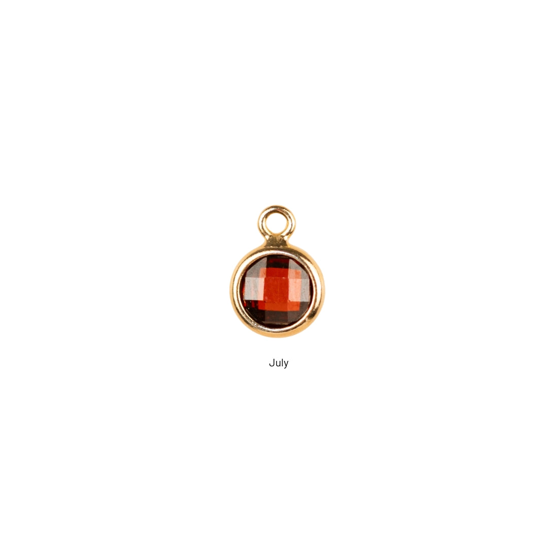 Birthstone Dangle Charms - Gold Filled
