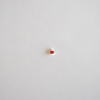 Oval Birthstone - Dangle - Sterling Silver