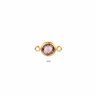 June amethyst charm
