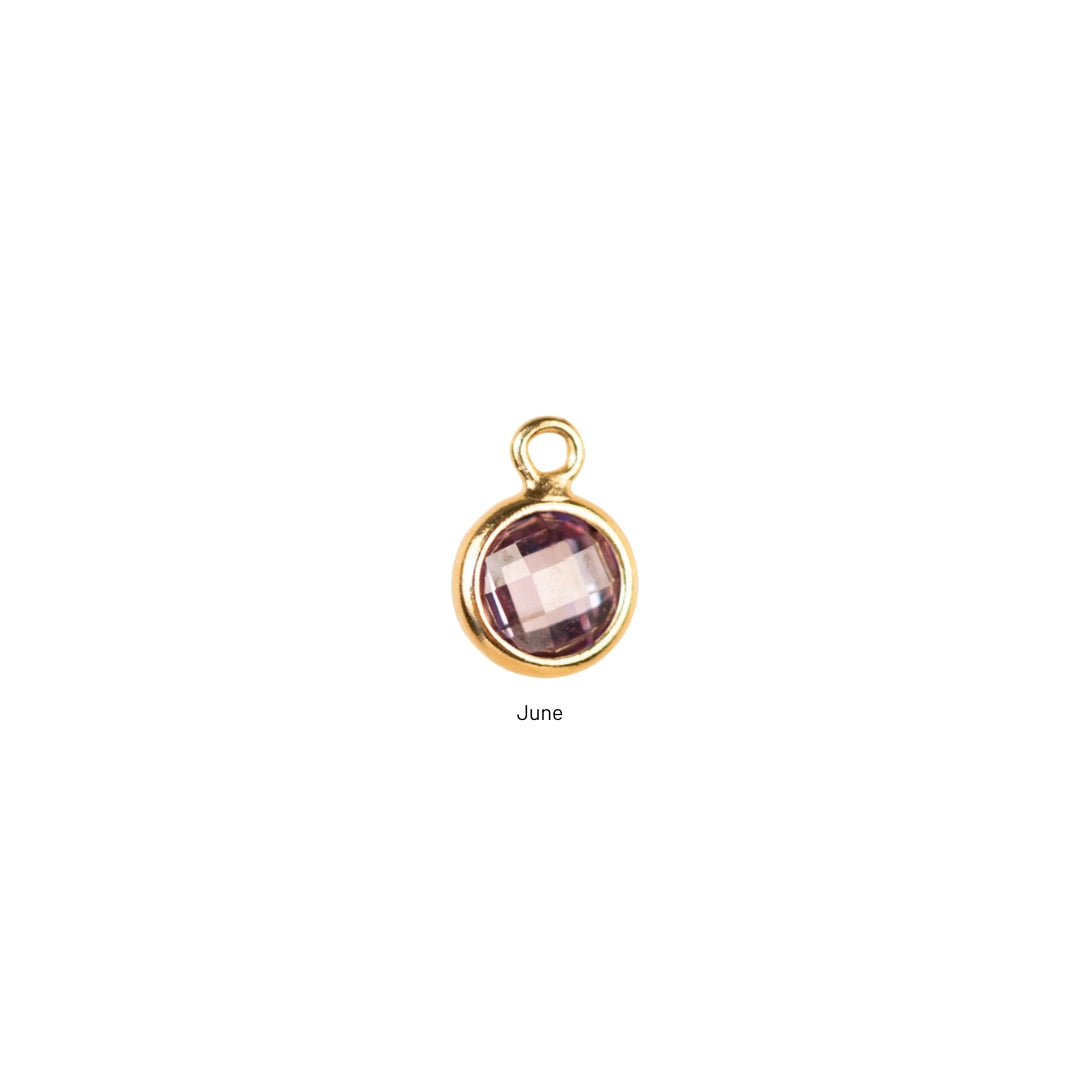 Birthstone Dangle Charms - Gold Filled