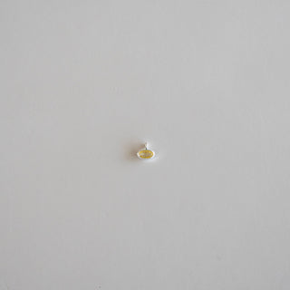Lemon Oval CZ - Dangle- Sterling Silver