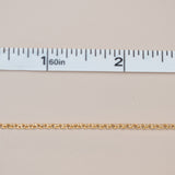 Rolo Chain - Hamilton Finish - Gold Filled