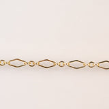 Diamond Triple Link - Large - Gold Filled