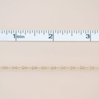Gold Infinity Chain with Ruler Measurement
