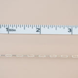 Paperclip - Knurled - Sterling Silver