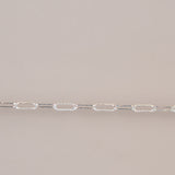 Paperclip - Knurled - Sterling Silver