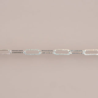 Silver chain detail