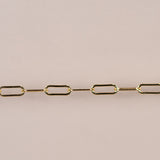 Flat Paperclip - Gold Filled