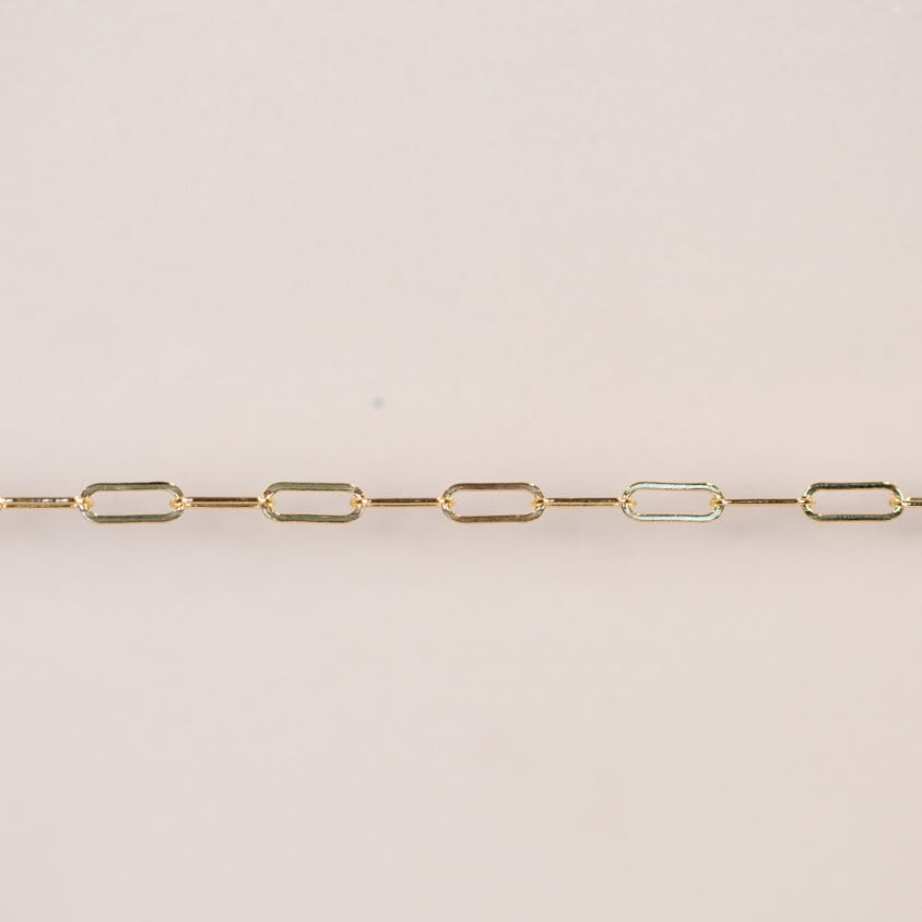 Gold Paperclip Chain