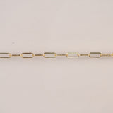 Flat Paperclip - Gold Filled
