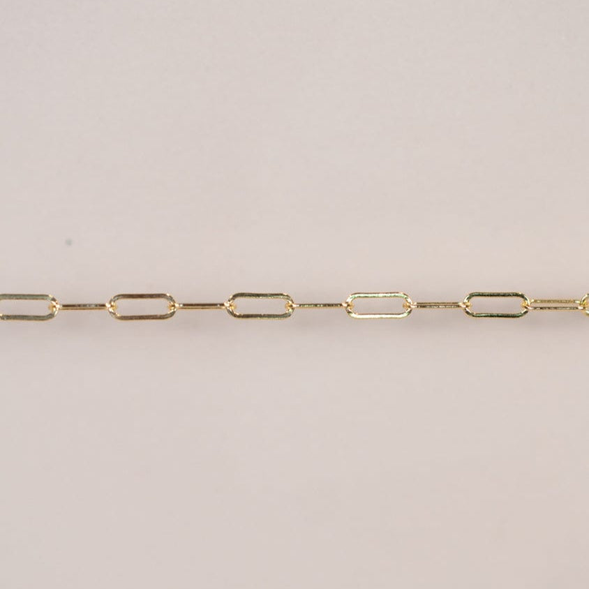 Gold Paperclip Chain