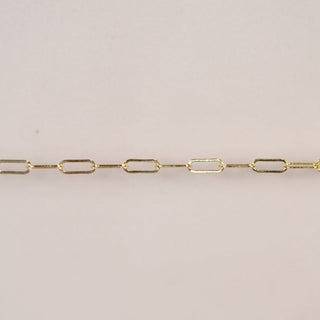 Gold Paperclip Chain