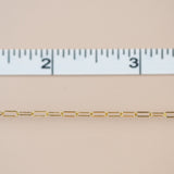Flat Paperclip - Gold Filled