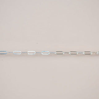 Delicate silver chain necklace
