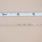 Flat Paperclip - Sterling Silver