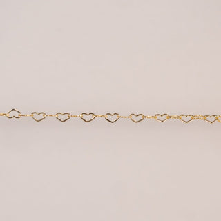 Gold heart chain necklace from new arrivals
