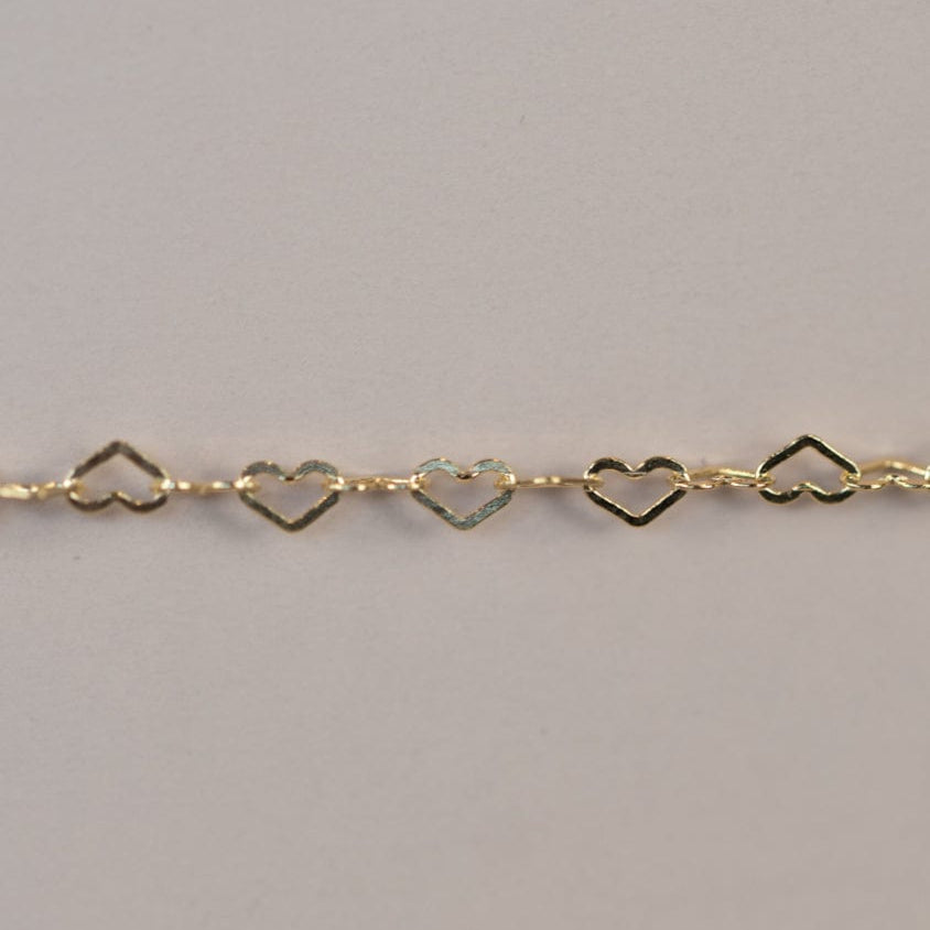 Heart chain necklace from new arrivals