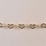 Flat Heart - Small - Gold Filled