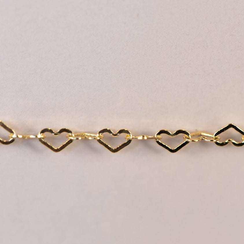 Heart chain necklace from NewChainArrivals 05-25-89