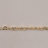 Flat Heart - Small - Gold Filled