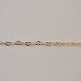 Flat Heart - Small - Gold Filled