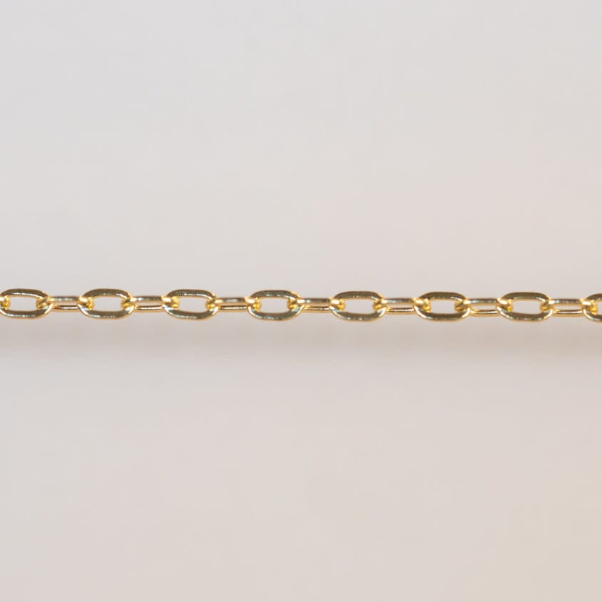Permanent jewelry chain detail