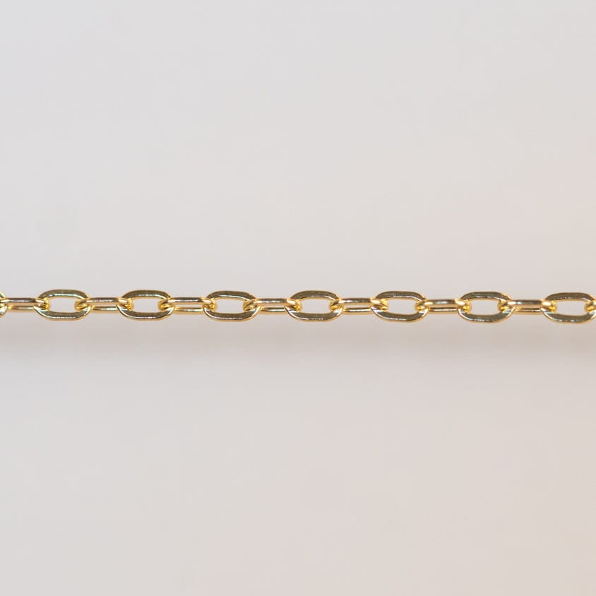 Gold permanent jewelry chain