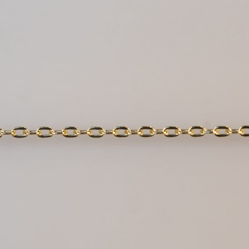 Permanent jewelry chain detail