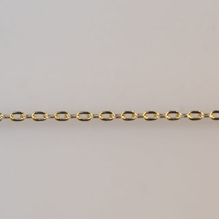 Permanent jewelry chain detail